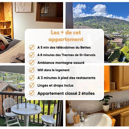 Ski Ou Thermes? Un Appt Cabine Avec Vue Magnifique Saint-Gervais-les-Bains Dış mekan fotoğraf