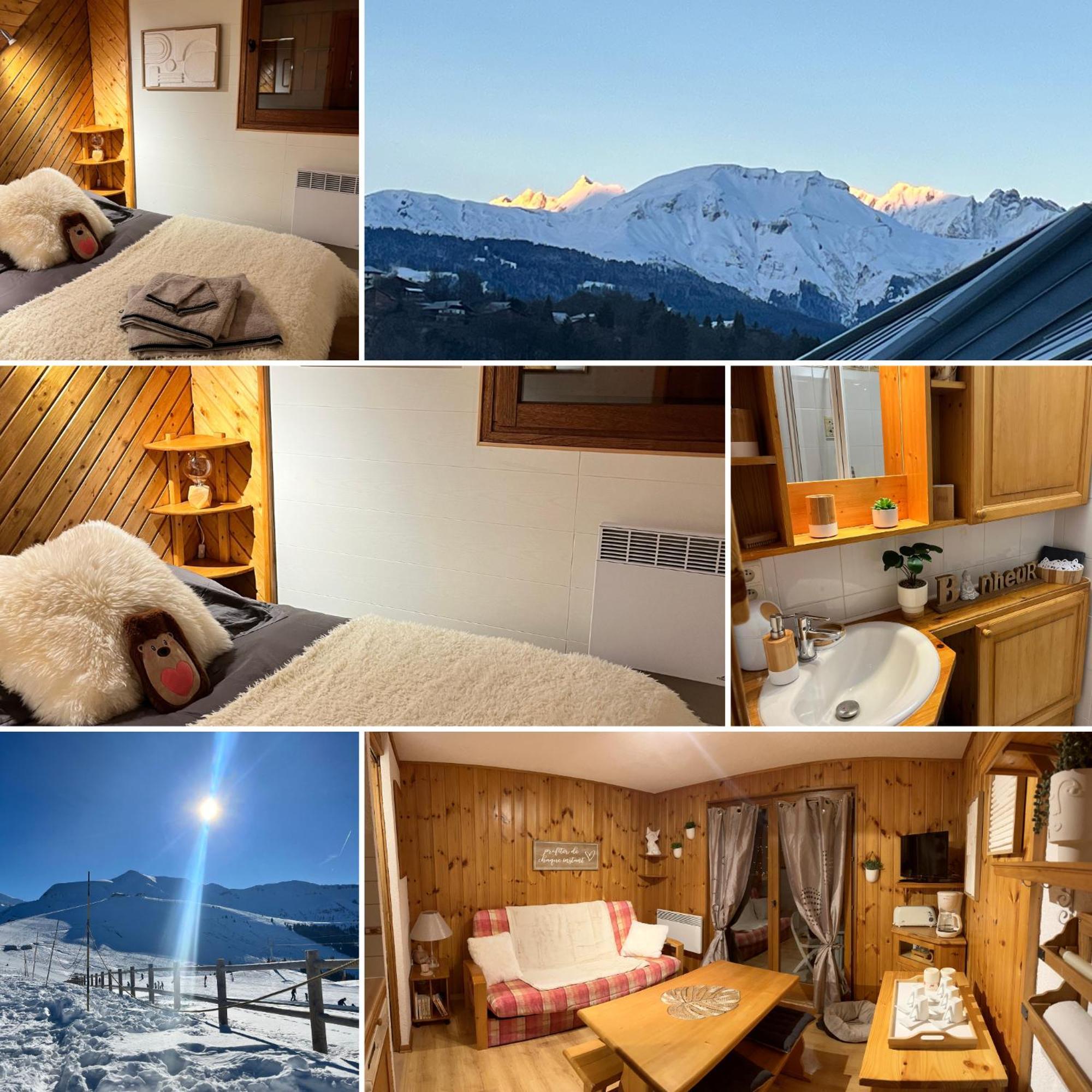 Ski Ou Thermes? Un Appt Cabine Avec Vue Magnifique Saint-Gervais-les-Bains Dış mekan fotoğraf